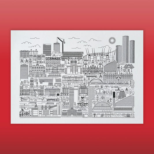 Manchester Cityscape Print